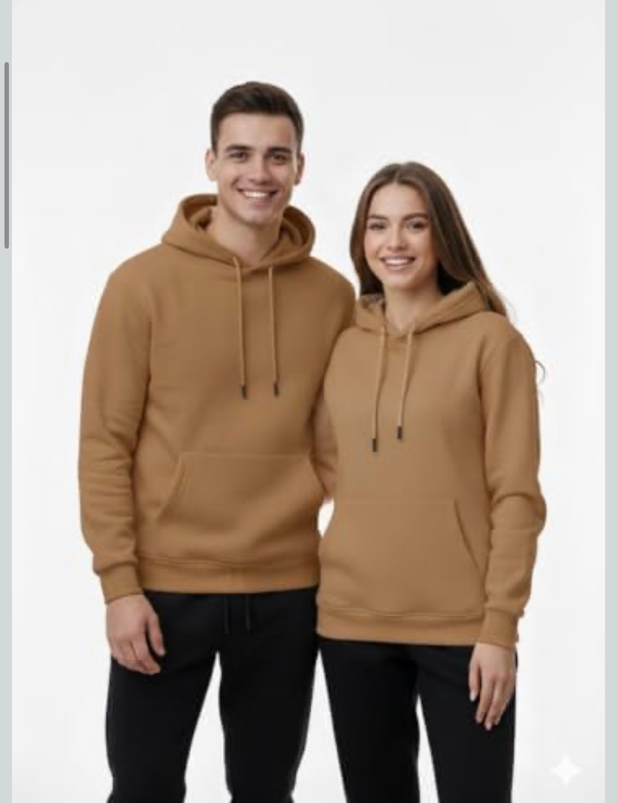 هودي سويتشيرت رجالي ونسائي، خامة ميلتون إسفنجي ناعمة،