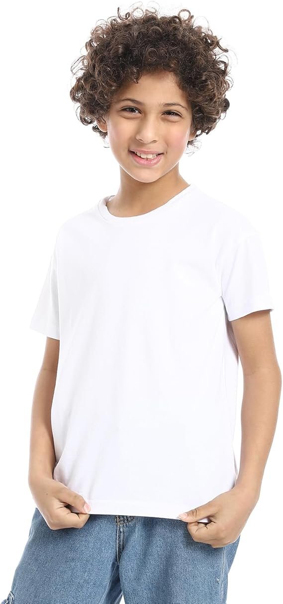 تيشرت بنمط غربي سادة